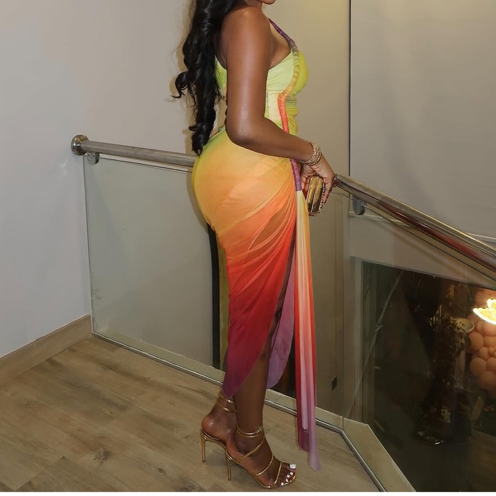 Andrea Iyamah Turi mesh dress - brand new - Picture 2 of 7